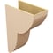 Ekena Millwork 12"W x 24"D x 36"H Classic Crestline Rough Cedar Woodgrain TimberThane Corbel, Primed Tan CORUR12X24X36CRERCPR - alternate 4